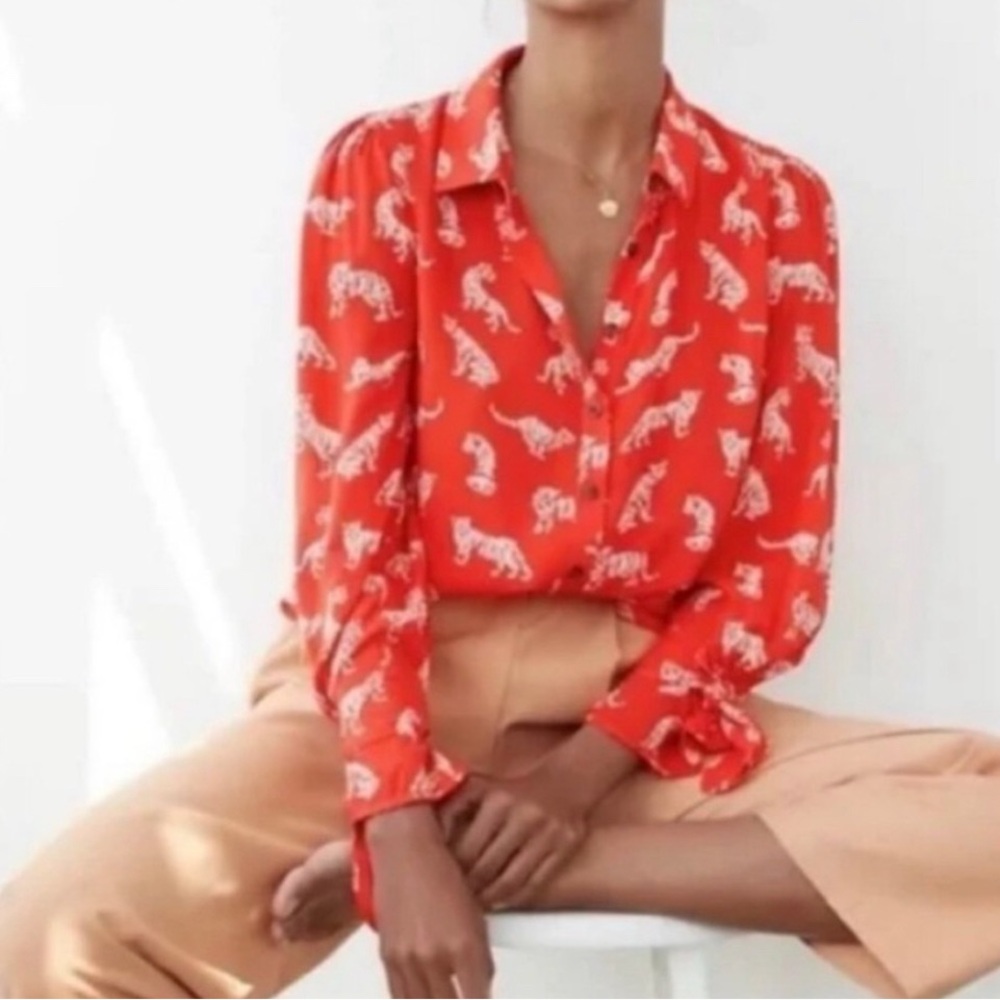 Anthropologie button down blouse nwt - Picture 2 of 6